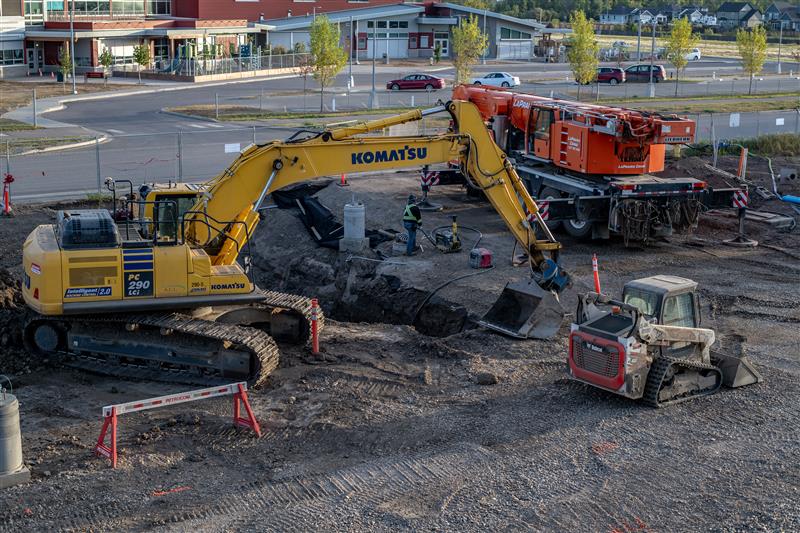 Naache Commons construction in Fort St. John