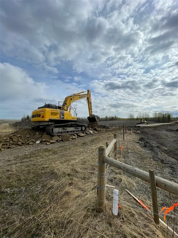 Kiskatinaw Lease Construction — construction progress 1