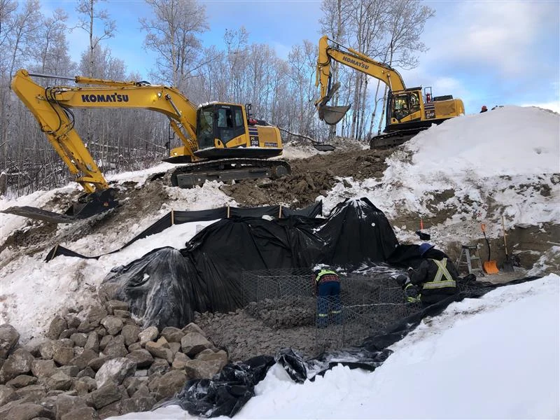 BC Hydro Old Fort Road Drainage Improvements