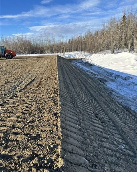Cell Fill Final Grading and Sloped for Positive Drainage