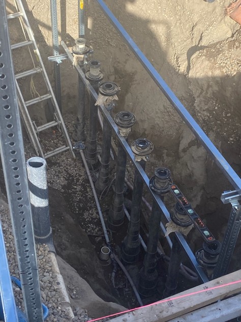 Construction progress 1