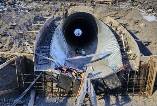 Construction progress 1