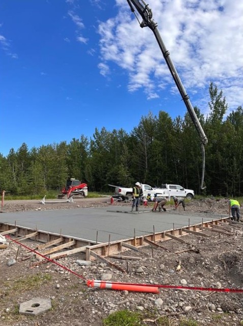 Construction progress 1