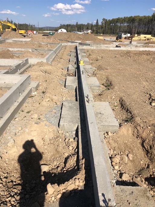 Construction progress 1