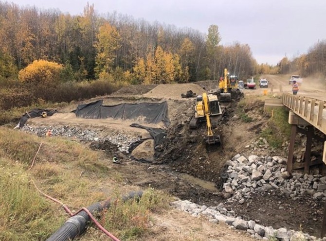 Construction progress 1