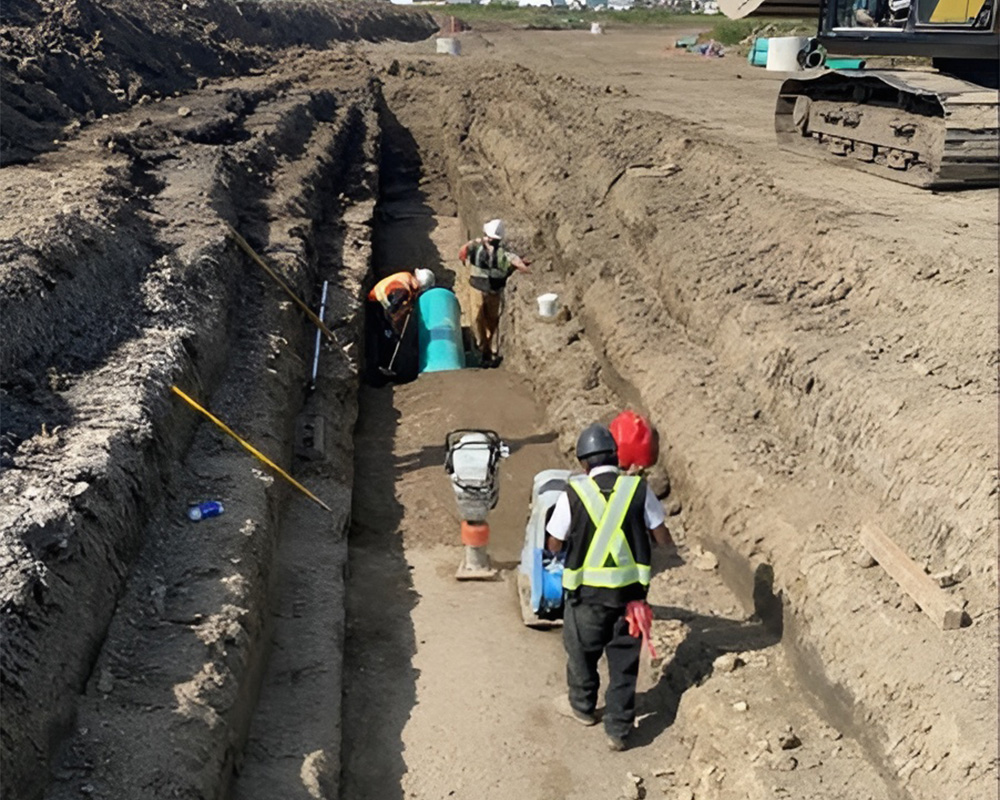 Construction progress 1